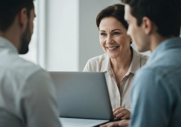 A calm person mediating, fostering peace and stability.