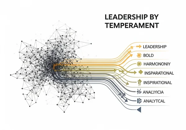 Leadership temperament blueprint visualization
