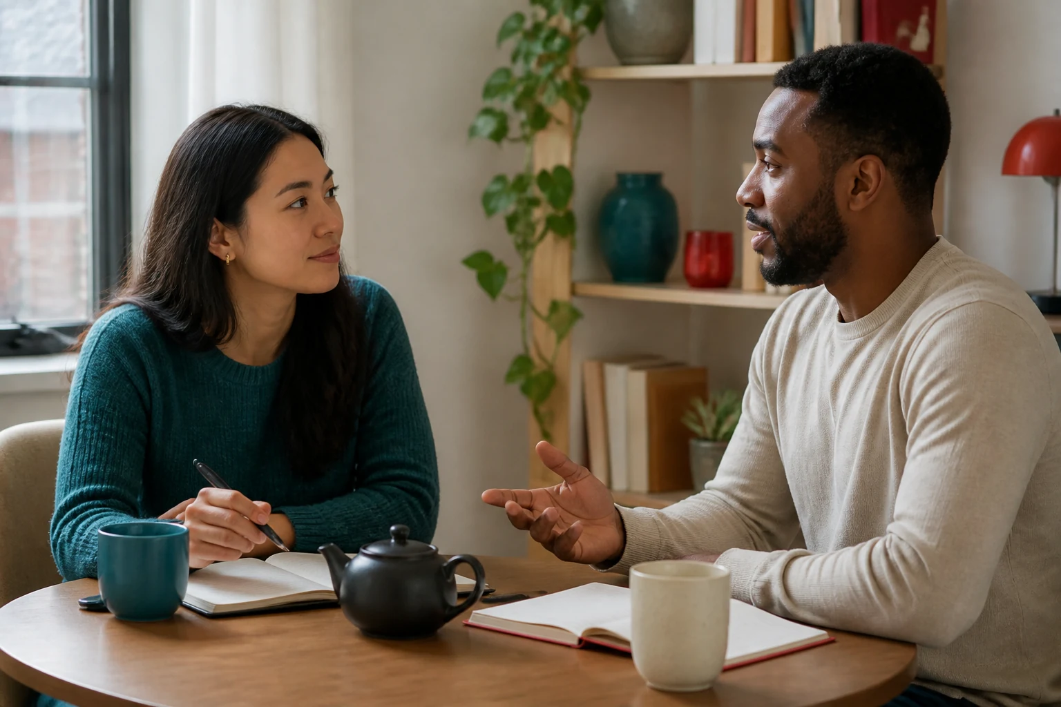 Temperament communication scene